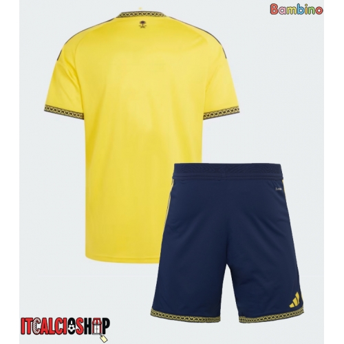 Al-Nassr Prima Maglia Bambino 2026-27 Manica Corta (+ Pantaloni corti)